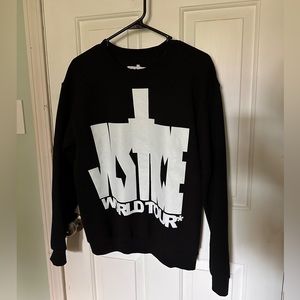 Justin Bieber tour crewneck